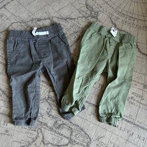 2 baby boy joggers